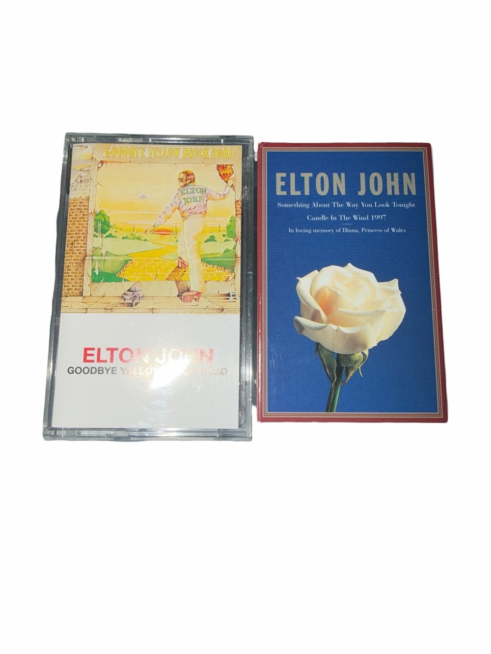 Elton John Cassette and Single Set